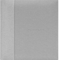 Kenro Kington fotóalbum memo 200db 10x15 faerezet minta PHOTOGRAPH dombornyomott felirat szürke (KE-KGA101GY)