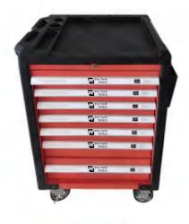 Pro-Tech TOOLS Szerelőkocsi 7 szerszámosfiókkal - protechshop - 150 177 Ft
