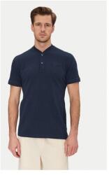 BLEND Férfi Blend anyagú galléros póló, 20717858, Pamut, M INTL, Sötétkék (0000304638992_M)