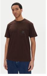 DC Férfi Póló, ADYZT05377, Pamut/Újrahasznosított pamut, 2XL INTL, Barna (0000305403124_XXL)