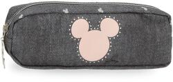 Disney Lányka tolltartó, Disney Mickey pöttyös, szürke, 22x7x3 cm (38240.21)