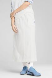 PUMA Puma, Maxiszoknya diszkrét logóval, Fehér, XL (629784-02-XL)
