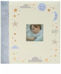 Kenro Sun Moon & Starts Baby fotóalbum memo 200db 10x15 ablakos borító világoskék (KE-KB701UE)