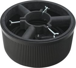 COMPASS Karácsonyfatalp, műanyag, fekete, 5 l