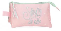 Roll Road tolltartó, Tavasz van itt, 3 rekeszes, rózsaszín, 22x12x5 cm (40843.42)