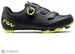 Northwave Razer 2 cipő, fekete/sárga fluo (EU 42)