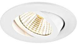 SLV Schrack Technik NEW TRIA 68 LED DL ROUND SET, 9W, 3000K, 38°, matt fehér- LI1007389 (LI1007389)