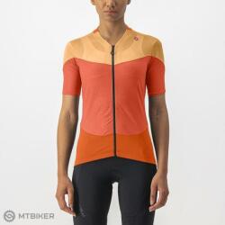 Castelli GRADIENT COLOR BLOCK női mez, skarlát/narancssárga (L)