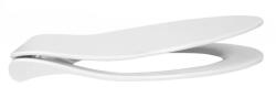 MINOTTI fehér duroplast soft close SLIM WC ülőke, levehető (MD150)