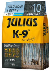 Julius-K9 Julius K9 Utility Dog Vaddisznó és Áfonya - 340 gr