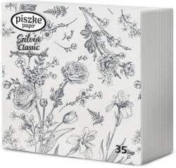 Magyar Piszke Papír Kft Szilvia Classic textilhatású szalvéta