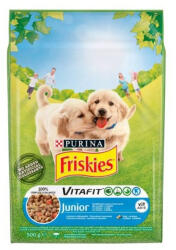 Purina Friskies Vitafit Junior Száraz Kutyaeledel - Csirkével, Zöldséggel és Tejjel, 500g