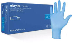Mercator Medical Basic Kesztyű Kék "M" Púdermentes 100 db