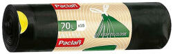 Paclan Ecoline Zárszalagos Szemeteszsák 70 L 15 db/Tekercs 64x72 cm Újrahsznosított Anyagból Készült