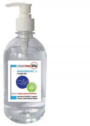 Cleanme.life Kézfertőtlenítő Gél - Pumpás, Mangó, 500 ml