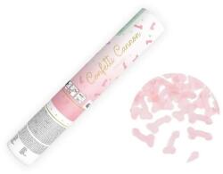 PARTYDECO Világos rózsaszín konfetti lánybúcsúra, pénisz alakú, 20 cm