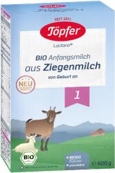 TOPFER Formula de lapte praf pe baza de lapte de capra Bio 1, 400 g, Topfer