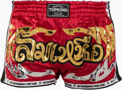 Top King Pantaloni scurți de antrenament Top King Retro Muaythai maroon/gold