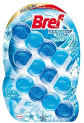 Bref Brilliant Gel Toalett Illatosító Golyó Arctic Ocean 3x42 g