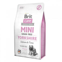 Brit Care Gabonamentes Mini Yorkshire 400 G Lazac+ Tonhal Sárgaborsóval 170780