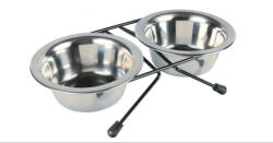 TRIXIE 24832 Fémtál Szett 2 Db-Os 0, 75 L-Es Állványos