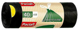 Paclan Ecoline Zárszalagos Szemeteszsák 40 L 15 db/Tekercs 55x60 cm Újrahsznosított Anyagból Készült
