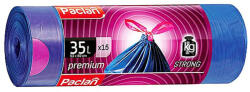 Paclan Prémium Zárszalagos Szemeteszsák 35 L 15 db/Tekercs 53x60 cm 30My