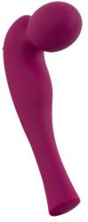 Sweet Smile Vibrator Masaj Special Wand, 20 Moduri Vibratii, Silicon, USB, Roz, 20 cm Vibrator