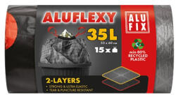 Alufix Szemeteszsák Alufix 35L Aluflexy Húzófüles 2 Rétegű 15 Darabos