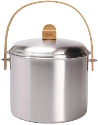 Pebbly Pebbly NBA233 komposztáló, 7L, ezüst, acél/bambusz (PEBB3760132816579)