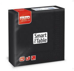 Lucart S. P. A Fato Szalvéta 33x33 cm Fekete 2 Rétegű 50 Lap