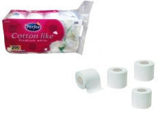Perfex Wc Papír Cotton Like 3 Rétegű 200 Lap 16 Tekercs