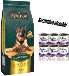 Hektor HEKTOR BALANCED Felnőtt 15kg+ Dolina Noteci Prémium nyúl áfonyával 6x400g