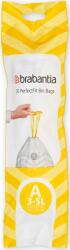 Brabantia PerfectFit Szemeteszsák - A Méret, 3-5 L, 20 Zsák/Tekercs