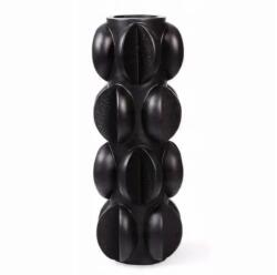 Estilo Home Váza 37x15 cm gyanta/matt fekete 5905623250618 (EH0039)
