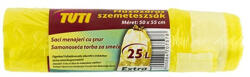 TUTI Szemeteszsák Tuti 25L Extra Húzófüles 20 Darabos