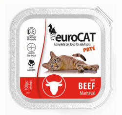 Eurocat Macskaeledel Paté Marha 100 g