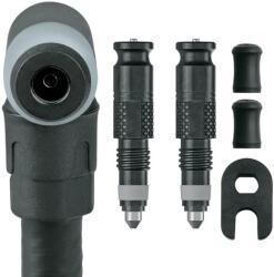 SKS Clik Valve (SCV) presta (szingó) szelepátalakító szett SKS Clik Tek pumpafejjel, fekete