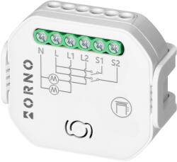  Wi-Fi + Bluetooth relé redőnyök vezérléséhez (OR-SH-17104)