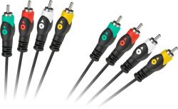 Cabletech Kábel 4RCA-4RCA 1, 8 m Cabletech economic (KPO3906-1-8)