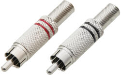  Fekete és piros RCA kábel audio eszközökhöz (1031)