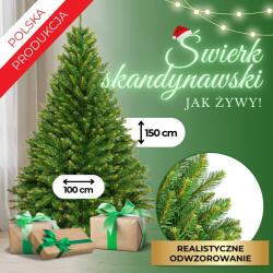 SPRINGOS Karácsonyfa 150 cm CT0169 (CT0169)