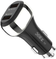  36W dupla USB autós töltő (75-790)