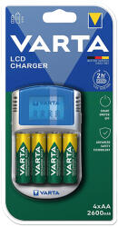  LCD töltő 57070+4xAA 5716 2600mAh VARTA (75-481)