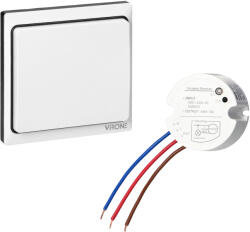 Vezeték nélküli kapcsoló vevőegységgel, elemek nélkül (WB-1)