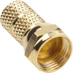 Cabletech F csatlakozó 6, 8 mm GOLD CU SAT (WTY0453-1)