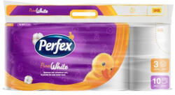 Perfex Wc Papír Pure White 3 Réteg 200 Lap 10 Tekercs