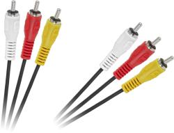 BLOW Összekötő kábel RCA 3x - RCA 3x, 1, 5m (KPO2664-1-5)