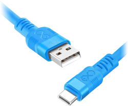 USB-C kábel 0.9m 60W gyorstöltés pasztell (CABEXCWHPUSBC0.9PMIX)