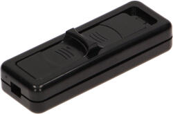  Fekete egygombos autókapcsoló (W1P/CZARNY)